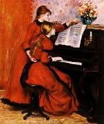Two Young Girls at the Piano renoir
